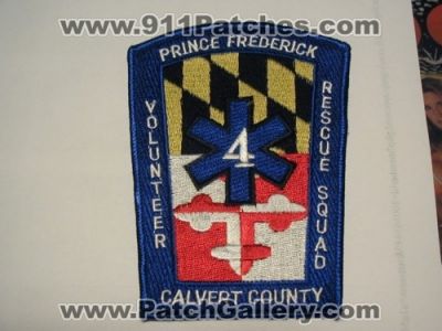 Prince Frederick Volunteer Rescue Squad 4 (Maryland)
Thanks to Mark Stampfl for this picture.
Keywords: calvert county