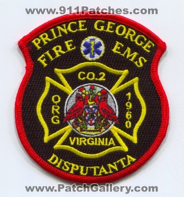 Prince George Fire EMS Department Company 2 (Virginia)
Scan By: PatchGallery.com
Keywords: dept. co. station disputanta
