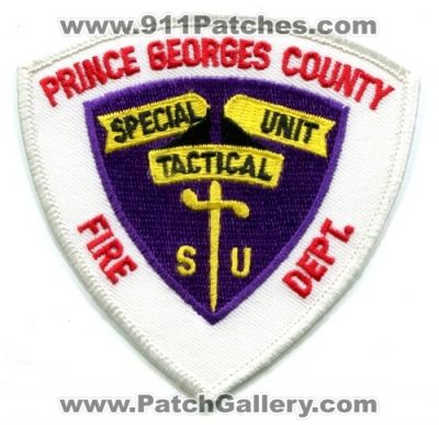 Prince Georges County Fire Department Special Tactical Unit (Maryland)
Scan By: PatchGallery.com
Keywords: george's stu dept.