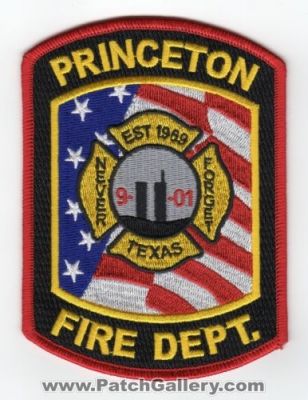 Princeton Fire Department (Texas)
Thanks to Paul Howard for this scan.
Keywords: dept. never forget 9-11-01