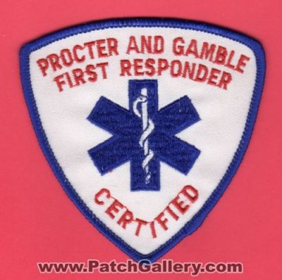 Procter and Gamble First Responder Certified (Ohio)
Thanks to Paul Howard for this scan.
Keywords: ems