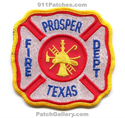 Prosper Fire Department Patch (Texas)
Scan By: PatchGallery.com
Keywords: dept.
