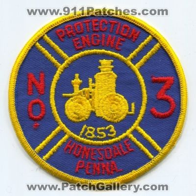 Protection Engine Company Number 3 Honesdale Fire Department (Pennsylvania)
Scan By: PatchGallery.com
Keywords: no. #3 penna.