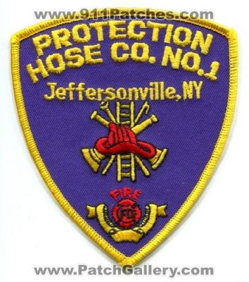 Protection Hose Company Number 1 Fire Department Patch (New York)
Scan By: PatchGallery.com
Keywords: jeffersonville dept. fd co. no. #1 ny