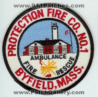Protection Fire Company Number 1 (Massachusetts)
Thanks to Mark C Barilovich for this scan.
Keywords: co. no. #1 byfield mass. ambulance rescue