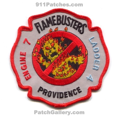 Providence Fire Department Engine 7 Ladder 4 Patch (Rhode Island)
Scan By: PatchGallery.com
Keywords: dept. company co. station flamebusters