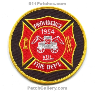 Providence Volunteer Fire Department 32 Patch (North Carolina)
Scan By: PatchGallery.com
Keywords: vol. dept. 1954