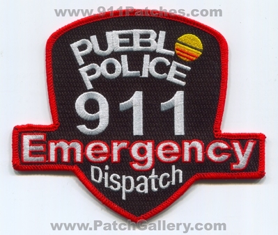 Pueblo 911 Emergency Dispatch Patch (Colorado)
[b]Scan From: Our Collection[/b]
Keywords: police fire department dept. dispatcher communications