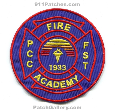 Pueblo Community College Fire Sciences Technology Fire Academy Patch (Colorado)
[b]Scan From: Our Collection[/b]
Keywords: pccfst 1933