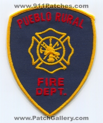 Pueblo Rural Fire Department Patch (Colorado)
[b]Scan From: Our Collection[/b]
Keywords: dept.
