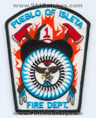 Pueblo of Isleta Fire Department Patch (New Mexico)
Scan By: PatchGallery.com
Keywords: dept. 1 indian tribe tribal