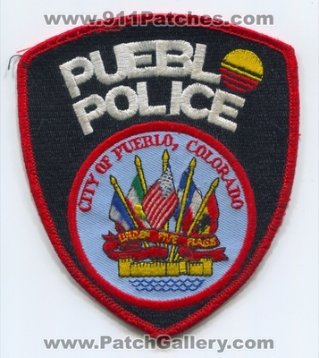 Pueblo Police Department Patch (Colorado)
Scan By: PatchGallery.com
Keywords: city of dept.