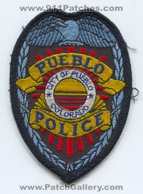 Pueblo Police Department Patch (Colorado)
Scan By: PatchGallery.com
Keywords: city of dept.