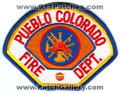Pueblo Fire Department Patch (Colorado)
[b]Scan From: Our Collection[/b]
Keywords: dept.