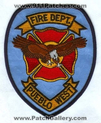 Pueblo West Fire Department Patch (Colorado)
[b]Scan From: Our Collection[/b]
Keywords: dept.