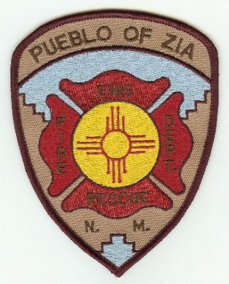 Pueblo of Zia Fire Dept
Thanks to PaulsFirePatches.com for this scan.
Keywords: new mexico ems rescue department