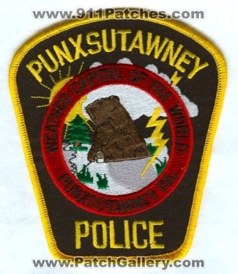 Punxsutawney Police Department (Pennsylvania)
Scan By: PatchGallery.com
Keywords: phil pa.