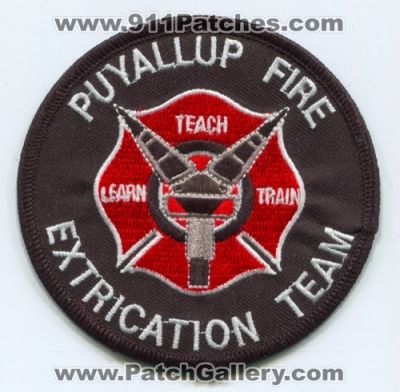 Puyallup Fire Department Extrication Team Patch (Washington)
Scan By: PatchGallery.com
Keywords: dept. learn teach train