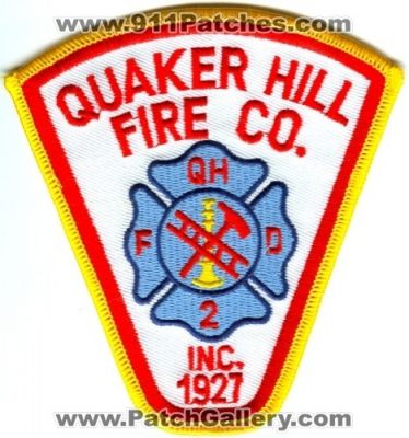 Quaker Hill Fire Company 2 Patch (Connecticut)
Scan By: PatchGallery.com
Keywords: co. qhfd dept. department fd inc. 1927