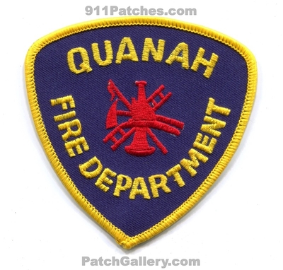 Quanah Fire Department Patch (Texas)
Scan By: PatchGallery.com
Keywords: dept.