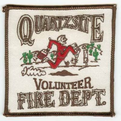 Quartzsite Volunteer Fire Dept
Thanks to PaulsFirePatches.com for this scan.
Keywords: arizona department