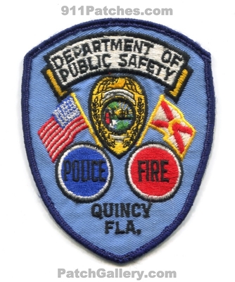 Quincy Department of Public Safety DPS Fire Police Patch (Florida)
Scan By: PatchGallery.com
Keywords: dept.