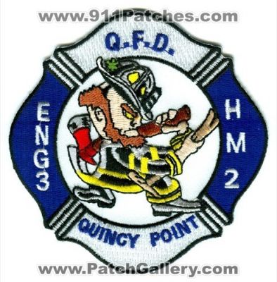 Quincy Fire Department Engine 3 Haz-Mat 2 Patch (Massachusetts)
Scan By: PatchGallery.com
Keywords: dept. q.f.d. qfd eng3 hm2 hazmat quincy point company co. station