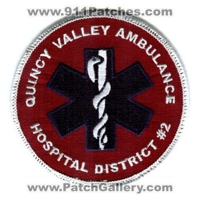 Quincy Valley Ambulance Hospital District 2 (Washington)
Scan By: PatchGallery.com
Keywords: ems number no. #2 emt paramedic