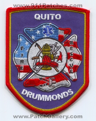 Quito Drummonds Fire Rescue Department Patch (Tennessee)
Scan By: PatchGallery.com
Keywords: dept.