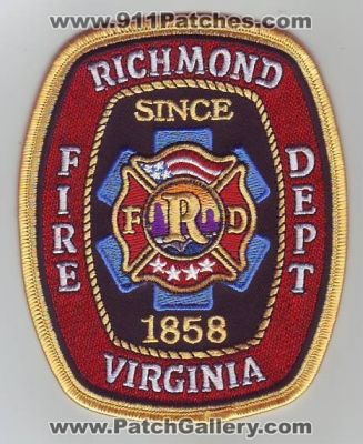 Richmond Fire Department (Virginia)
Thanks to Dave Slade for this scan.
Keywords: dept. rfd