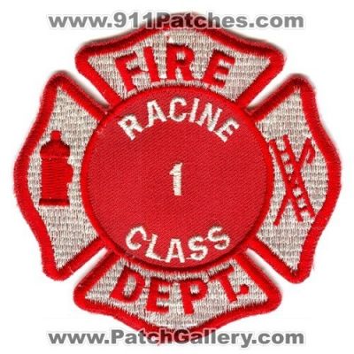 Racine Fire Department Class 1 Patch (Wisconsin)
Scan By: PatchGallery.com
Keywords: dept.