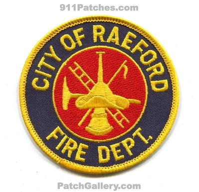 Raeford Fire Department Patch (North Carolina)
Scan By: PatchGallery.com
Keywords: city of dept.