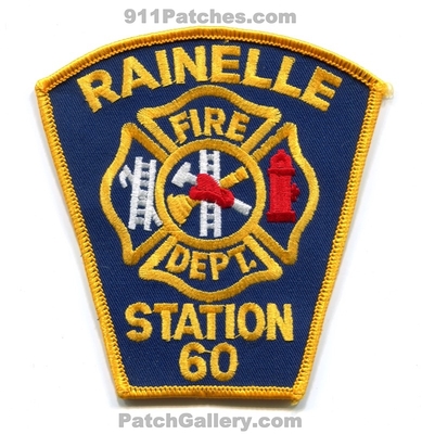 Rainelle Fire Department Station 60 Patch (West Virginia)
Scan By: PatchGallery.com
Keywords: dept.
