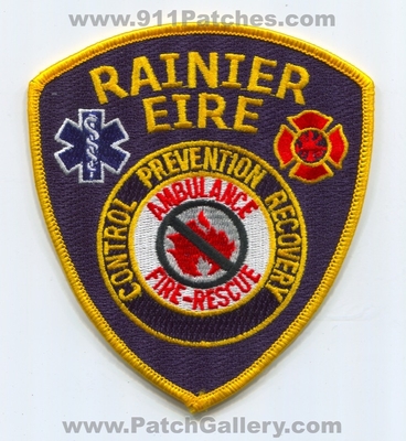 Rainier Fire Rescue Department Patch (Oregon) (Error)
Scan By: PatchGallery.com
Error: Eire
Keywords: dept. ambulance control prevntion recovery