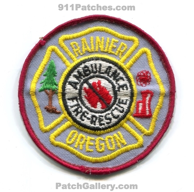 Rainier Fire Rescue Department Patch (Oregon)
Scan By: PatchGallery.com
Keywords: dept. ambulance