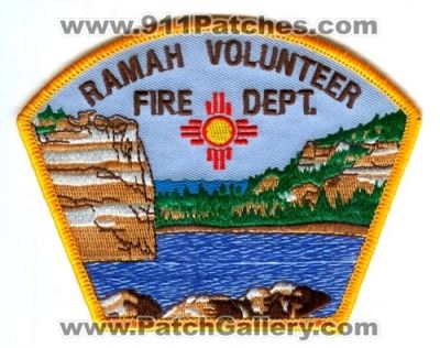 Ramah Volunteer Fire Department Patch (New Mexico)
Scan By: PatchGallery.com
Keywords: dept.