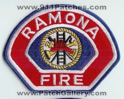 California - Ramona Fire Department (California) - PatchGallery