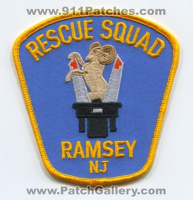 Ramsey Rescue Squad EMS Patch (New Jersey)
Scan By: PatchGallery.com
Keywords: nj