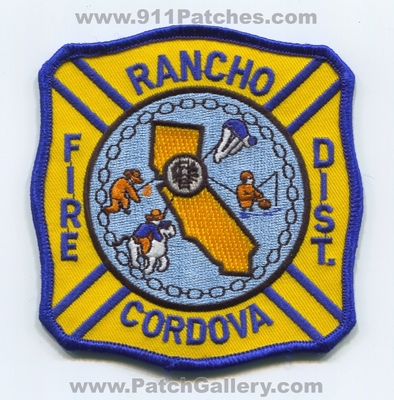 Rancho Cordova Fire District Patch (California)
Scan By: PatchGallery.com
Keywords: dist. department dept.
