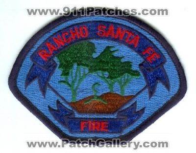 Rancho Santa Fe Fire Department (California)
Scan By: PatchGallery.com
Keywords: dept.