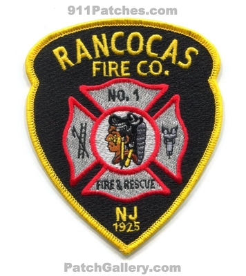 Rancocas Fire Company Number 1 Patch (New Jersey)
Scan By: PatchGallery.com
Keywords: co. no. #1 & and rescue department dept. 1925