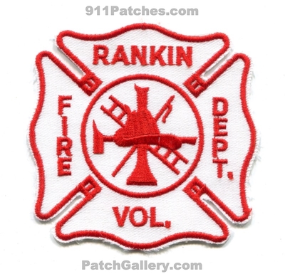 Rankin Volunteer Fire Department Patch (UNKNOWN STATE)
Scan By: PatchGallery.com
Keywords: vol. dept.