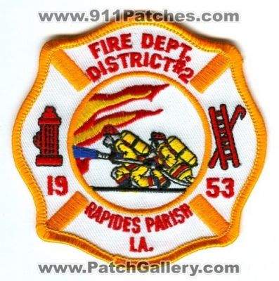 Rapides Parish Fire Department District 2 (Louisiana)
Scan By: PatchGallery.com
Keywords: dept. #2 la.