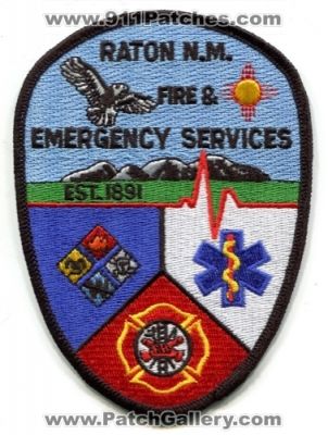 Raton Fire and Emergency Services (New Mexico)
Scan By: PatchGallery.com
Keywords: & n.m. nm department dept.