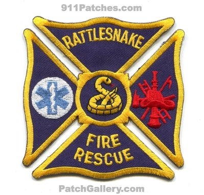 Rattlesnake Fire Rescue Department Patch (Colorado)
[b]Scan From: Our Collection[/b]
Keywords: dept.