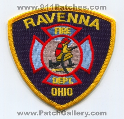 Ravenna Fire Department Patch (Ohio)
Scan By: PatchGallery.com
Keywords: dept.