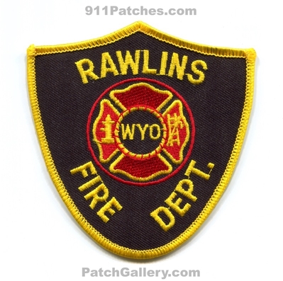Rawlins Fire Department Patch (Wyoming)
Scan By: PatchGallery.com
Keywords: dept.