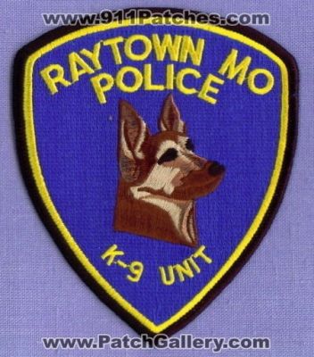 Raytown Police Department K-9 Unit (Missouri)
Thanks to apdsgt for this scan.
Keywords: dept. k9 mo.
