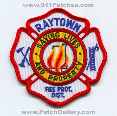 Raytown Fire Protection District Patch (Missouri)
Scan By: PatchGallery.com
Keywords: prot. dist. department dept. saving lives and property