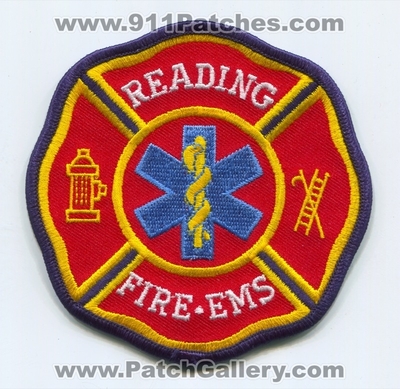 Reading Fire EMS Department Patch (Ohio)
Scan By: PatchGallery.com
Keywords: dept.